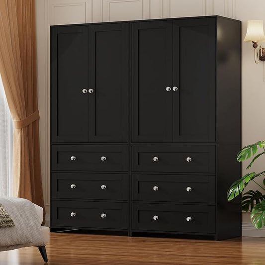 VOWNER 71" Tall Armoire Wardrobe Closet by VOWNER