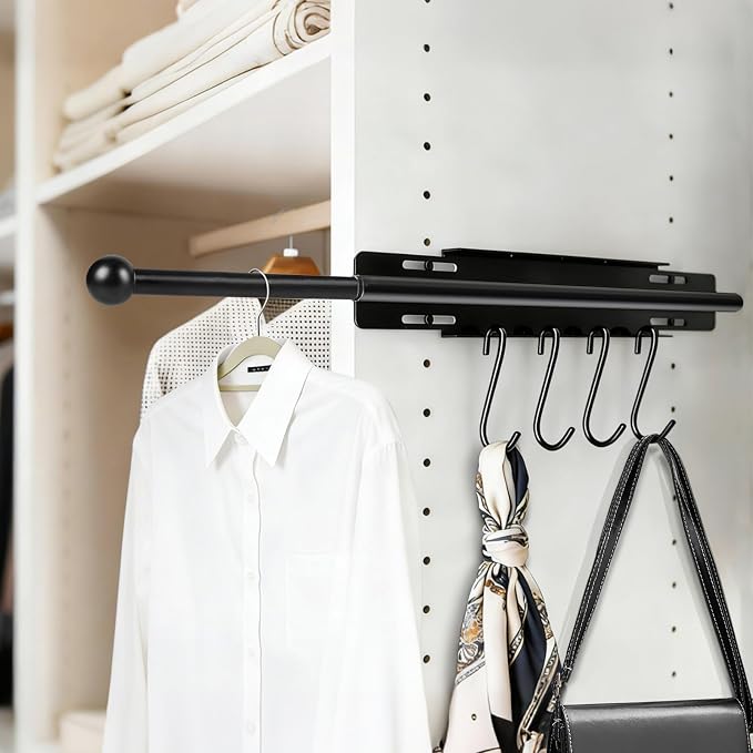 13" Valet Rod for Closet Pull Out - Image 2