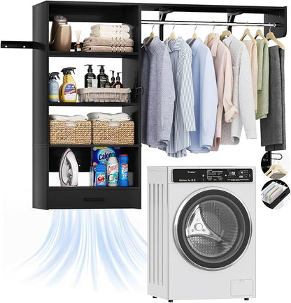 Armocity 60" Wall Mounted Laundry Room Organization by Armocity