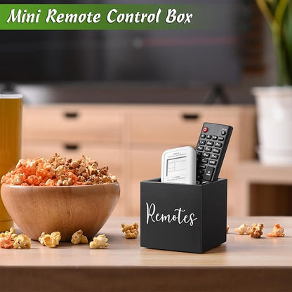 DRASTAR Remote Control Holder, Wood TV Remote Holder, Remote Storage Caddy - Image 4
