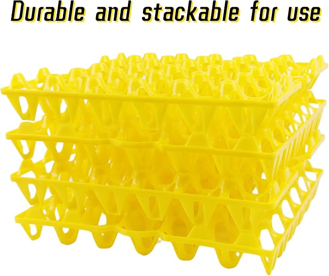 4-Pack Plastic Egg Tray Egg Crates 30-Egg Flats - Image 2