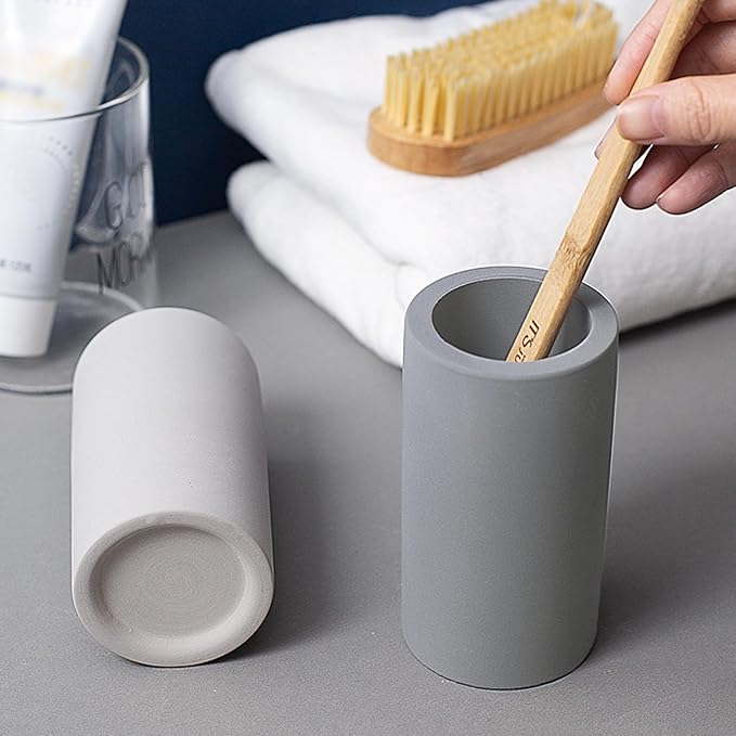 Diatomite Toothbrush Holder for Bathroom Sink, Countertop Organizer, Quick Dry - Image 7
