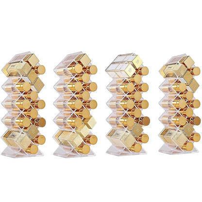 Lipstick Holder Organizer 64 Spaces Acrylic Stackable Fish Shape Lipstick Tower by Unknown