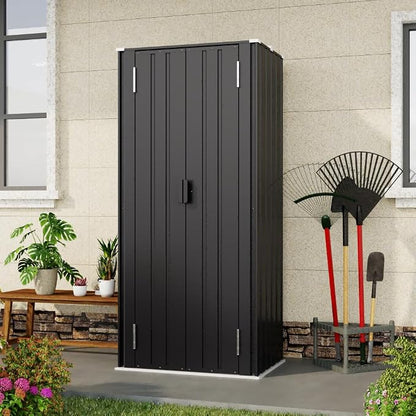 Devoko 28 CU FT Storage Cabinet, Metal Storage Shed - Image 8