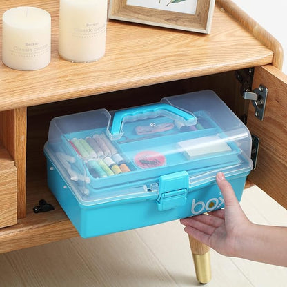 12'' Three-Layer Clear Art Box Organizer - Image 6