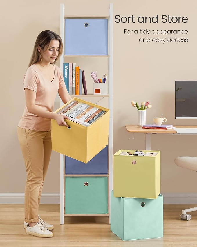 SONGMICS Storage Cubes, Rainbow Storage Bins, URFB233XA08 - Image 5