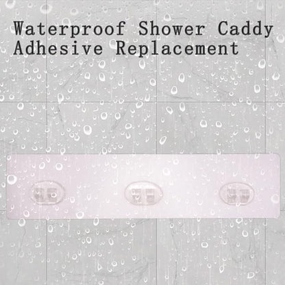 2 Pack Shower Caddy Adhesive for Replacement, Strong Transparent Adhesive for - Image 7