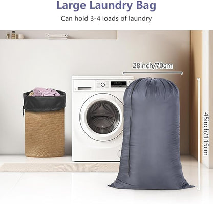 OTraki 2 Pack Large Laundry Bag 28x45 Inch Heavy Duty Laundry Wash Bag | - Image 4