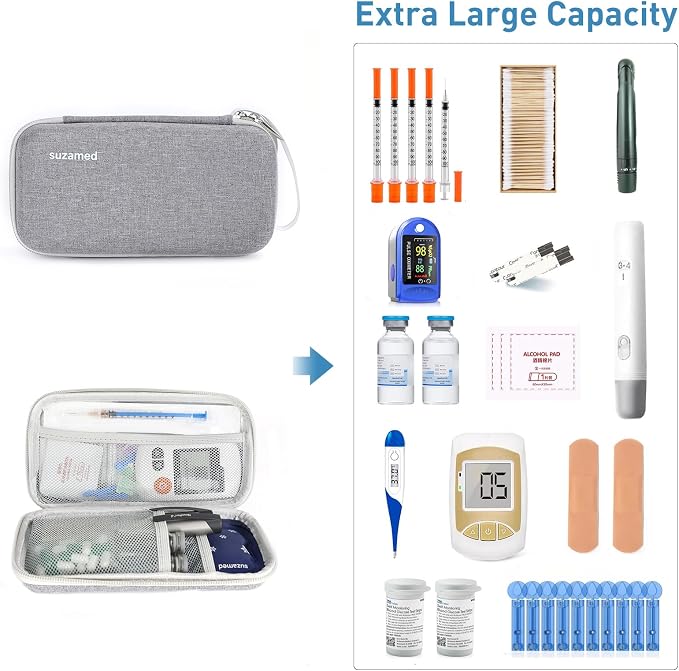 Insulin Cooler Travel Case, EVA Insulation Travel Medicine Kit - Image 6