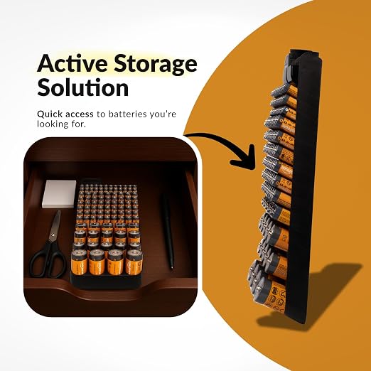 Bee Neat Battery Organizer and Storage Case - Image 4