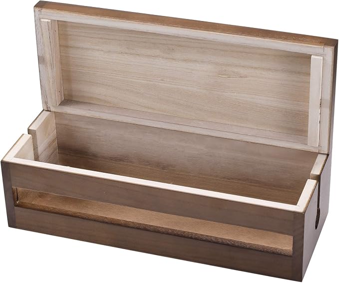 Changsuo Cable Management Box Wooden Cord Organizer Box - Image 7