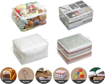 10 PCS Clear Zippered Storage Bags - Image 5