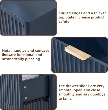 Fluted 5 Drawers Dresser for Bedroom, Living Room - Image 7