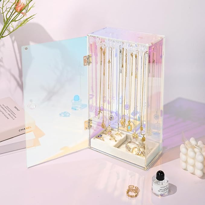 Cirhy Iridescent Necklace Holder Organizer - Image 3