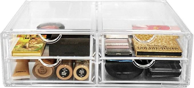 Sorbus Large Stackable Acrylic Drawers - Image 7