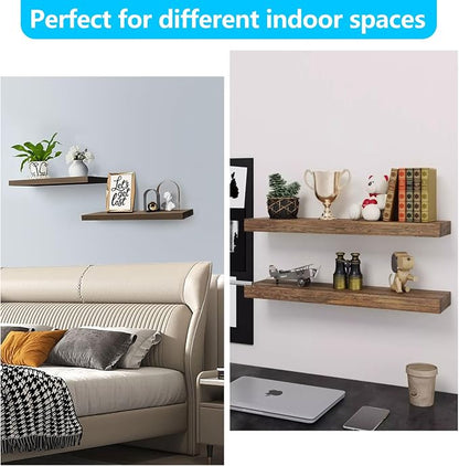 2pcs Floating Shelf Bracket, Solid Steel Support Rods, Wall Mounting Invisible - Image 6