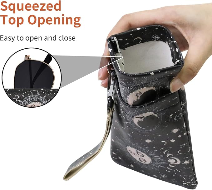 Double Eyeglass Case Soft Dual Glasses Case - Image 4