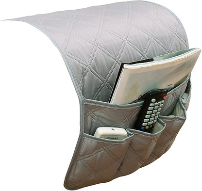 5 Pockets TV Remote Control Holder Couch Sofa Tray Armrest Organiser Oxford by JIAHG