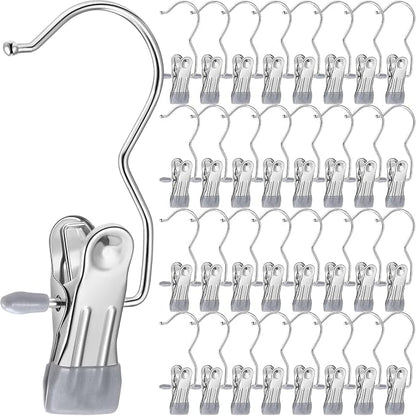 Yinder 150 Pcs Boot Hangers Clips Laundry Hooks Hanging Stainless Steel Clothes by Yinder