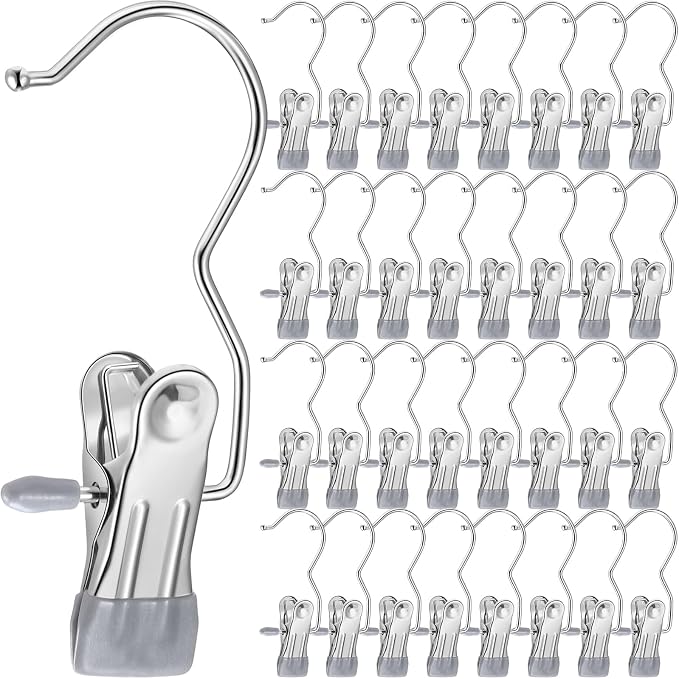 Yinder Boot Hangers Clips Laundry Hooks Hanging Stainless Steel Clothes Pins by Yinder