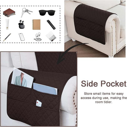Waterproof Sofa Armrest Cover Headrest Cover - Image 5