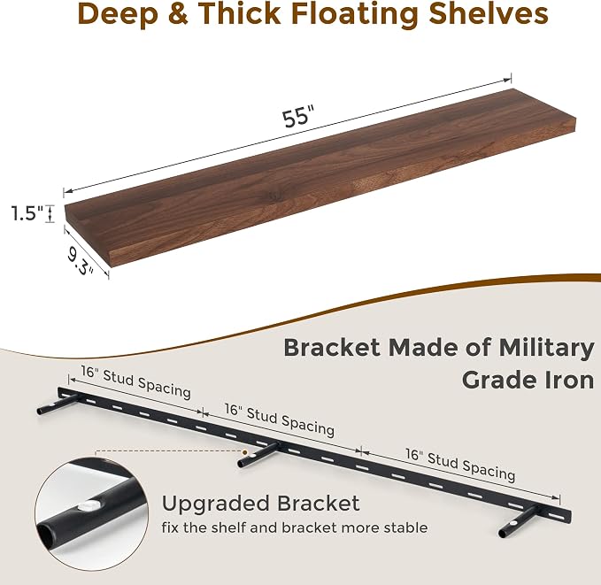 Fun Memories 55Inch Floating Shelves - Image 3
