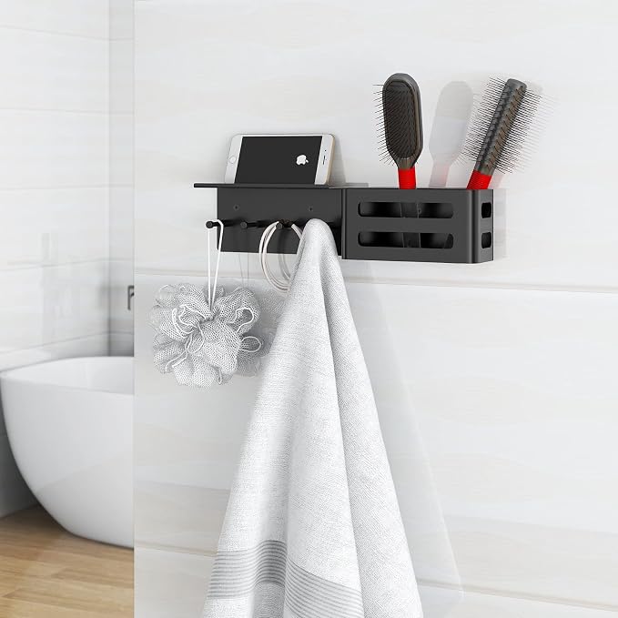 MKO Key Holder Wall Mount, Adhesive Key Hanger - Image 6