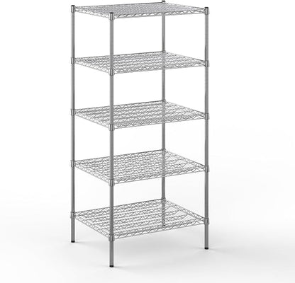 24" Deep x 30" Wide x 64" Height Wire Shelving Kit | 5-Tier | NSF Commercial by Regal+Altair