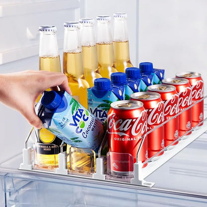 Drink Organizer for Fridge, Soda Can Dispenser for Refrigerator, Automatic by Coanto