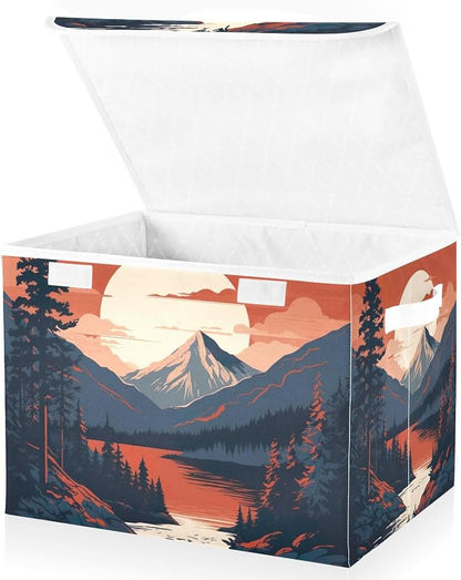 Mountains Trees Storage Bins - Image 2