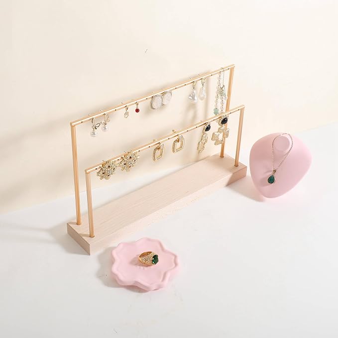 GemeShou wooden earring holder organizer - Image 4