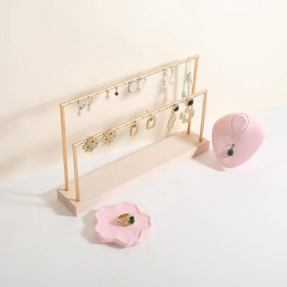 GemeShou wooden earring holder organizer - Image 4