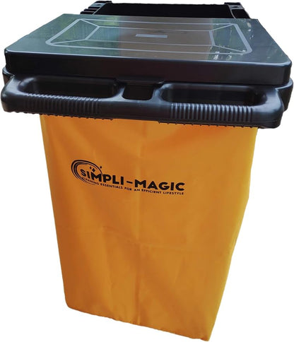 SIMPLI-MAGIC Janitorial Cart, 330 lbs Capacity – 3-Shelf Commercial - Image 4
