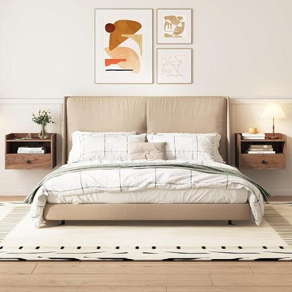 Floating Nightstand Set of 2 Modern Night Stands - Image 3