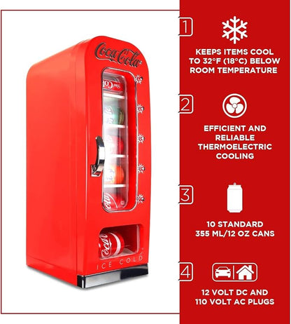 Coca Cola Mini Fridge - Image 3