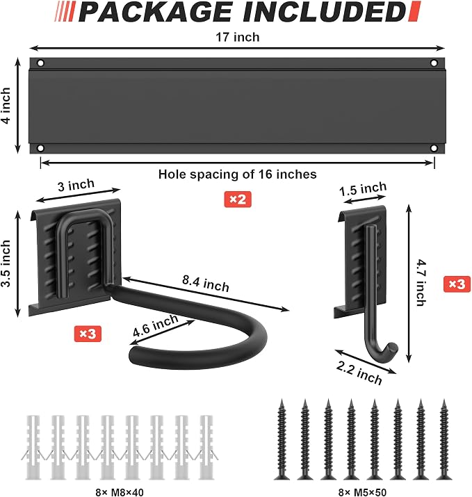 Ultrawall Bike Storage Rack, Wall Mount Bicycle Rack Vertical Bike Hanger - Image 2