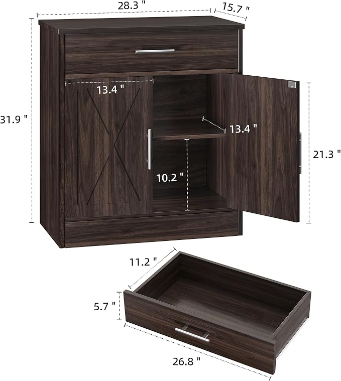 Shintenchi Farmhouse Storage Cabinets - Image 3