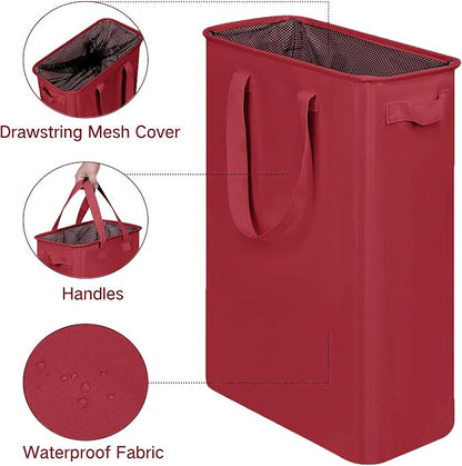 efluky Slim Laundry Basket, Narrow Laundry Hamper - Image 3