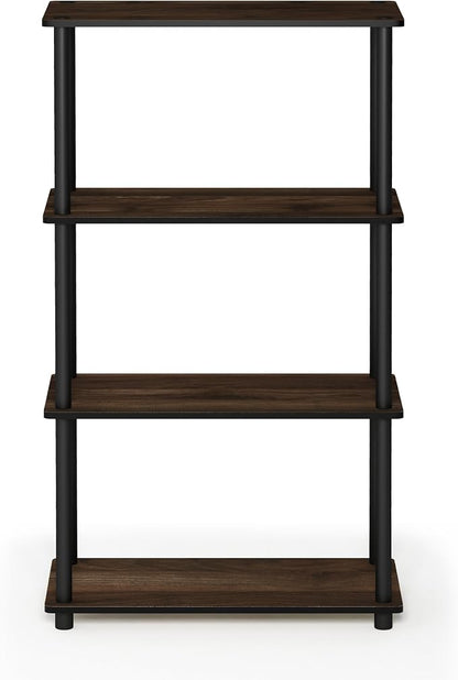 Furinno Turn-N-Tube 4-Tier Multipurpose Shelf Display Rack, Round Tubes - Image 4