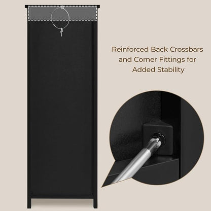 Yaheetech Bathroom Storage Cabinet, Beside Toilet or Vanity, Beadboard Tower - Image 7