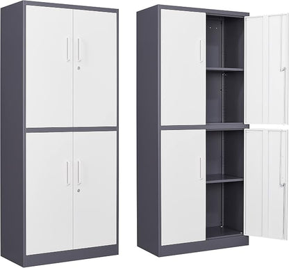 Yizosh Metal Storage Locking Cabinet by Yizosh