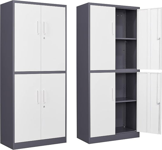 Yizosh Metal Storage Locking Cabinet by Yizosh