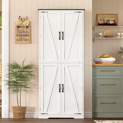 TEENFON Tall Pantry Cabinet, Kitchen Cabinet - Image 5