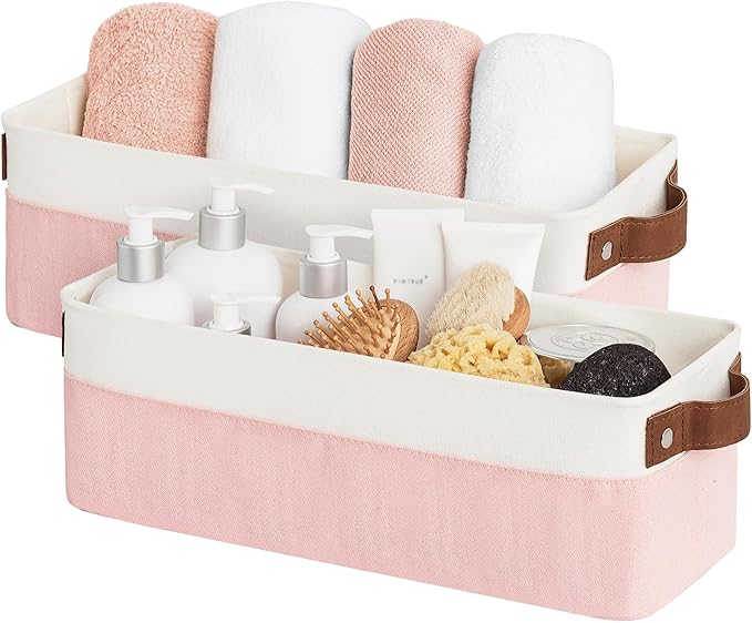 StorageWorks Narrow Storage Bins, Small Basket by StorageWorks