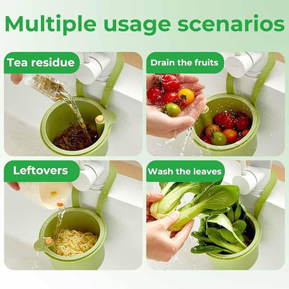 Hanging Sink Drain Basket for Kitchen, Sink Strainer Basket | Collapsible Design - Image 5