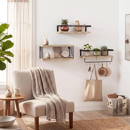 Fixwal Wall Mounted Bathroom Shelves Over Toilet | Wall Shelf - Image 6