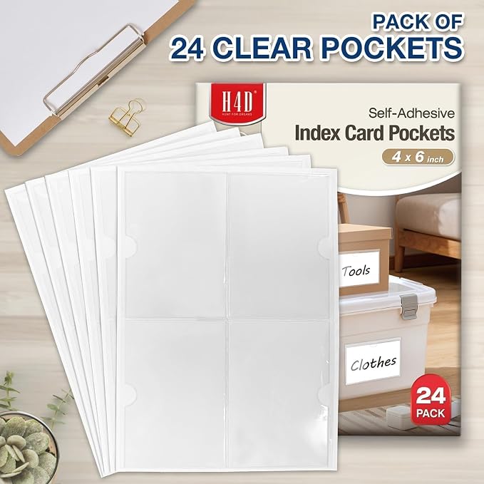 H4D 24 Pack labels for Storage Bins, Waterproof & Removable Labels for Storage - Image 2