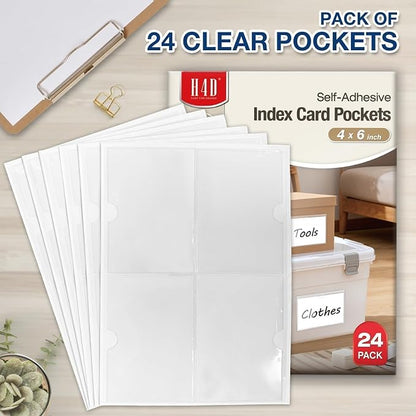H4D 24 Pack labels for Storage Bins, Waterproof & Removable Labels for Storage - Image 2