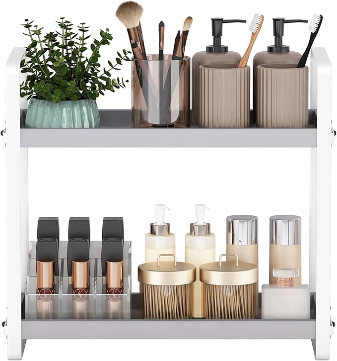Bathroom Counter Organizer, Bathroom Countertop Organizer, Counter Shelf by Unknown