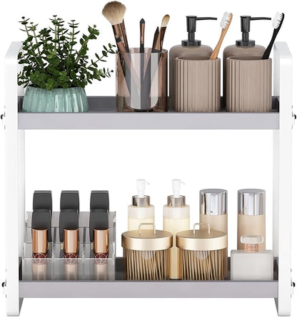 Bathroom Counter Organizer, Bathroom Countertop Organizer, Counter Shelf by Unknown
